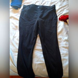 Black skinny jeggings size 1x